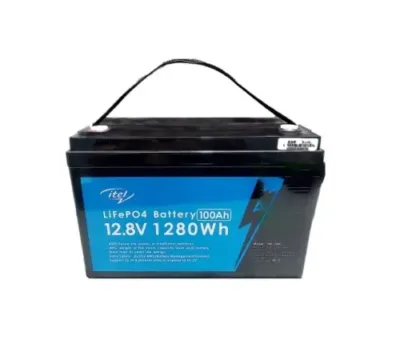 iTel 1.2kwh 12.8v 100ah Lithium Iron Battery with BMS IPB-1280 . Great battery for small power consumption but require reliability and performance.