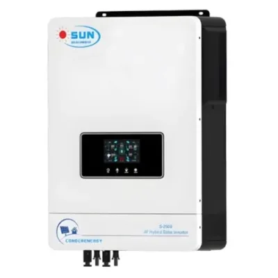 Sun 10Kw Inverter 48v 10200w S-2500 Pure sinewave, Two-Load Output Power Rated 10200W/10200VA – 2 x MPPT Wide Range: 90VDC to 450VDC